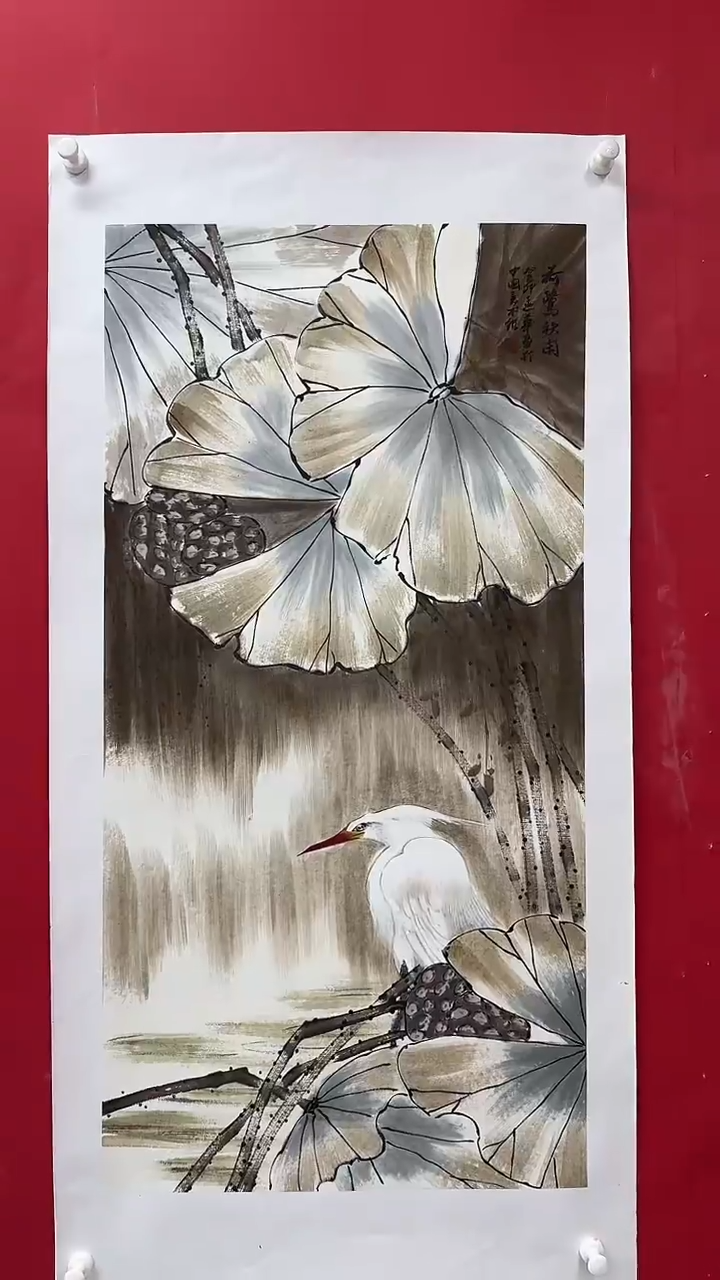 国画作家陆远华纯手绘国画