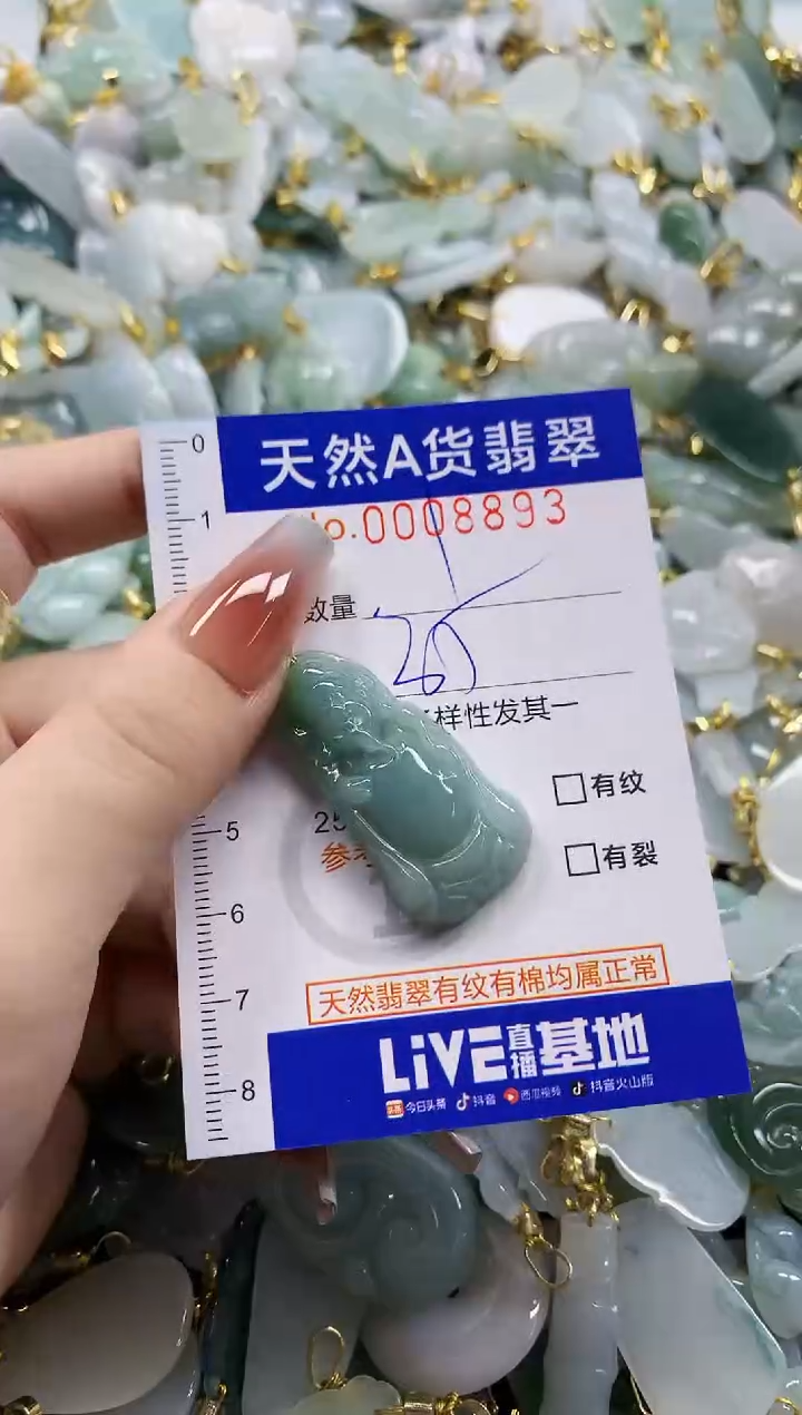 颈饰未镶嵌翡翠天然A货翡翠