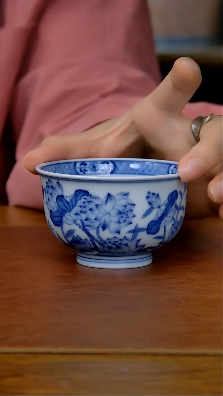 【闪购商品】并蒂莲炉式杯（柴窑）