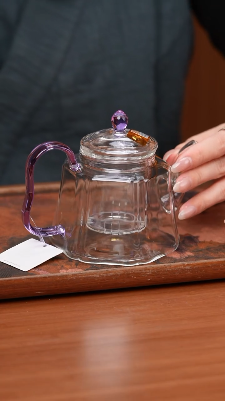 【闪购商品】禾器/晶彩锦瑞壶/浅紫色