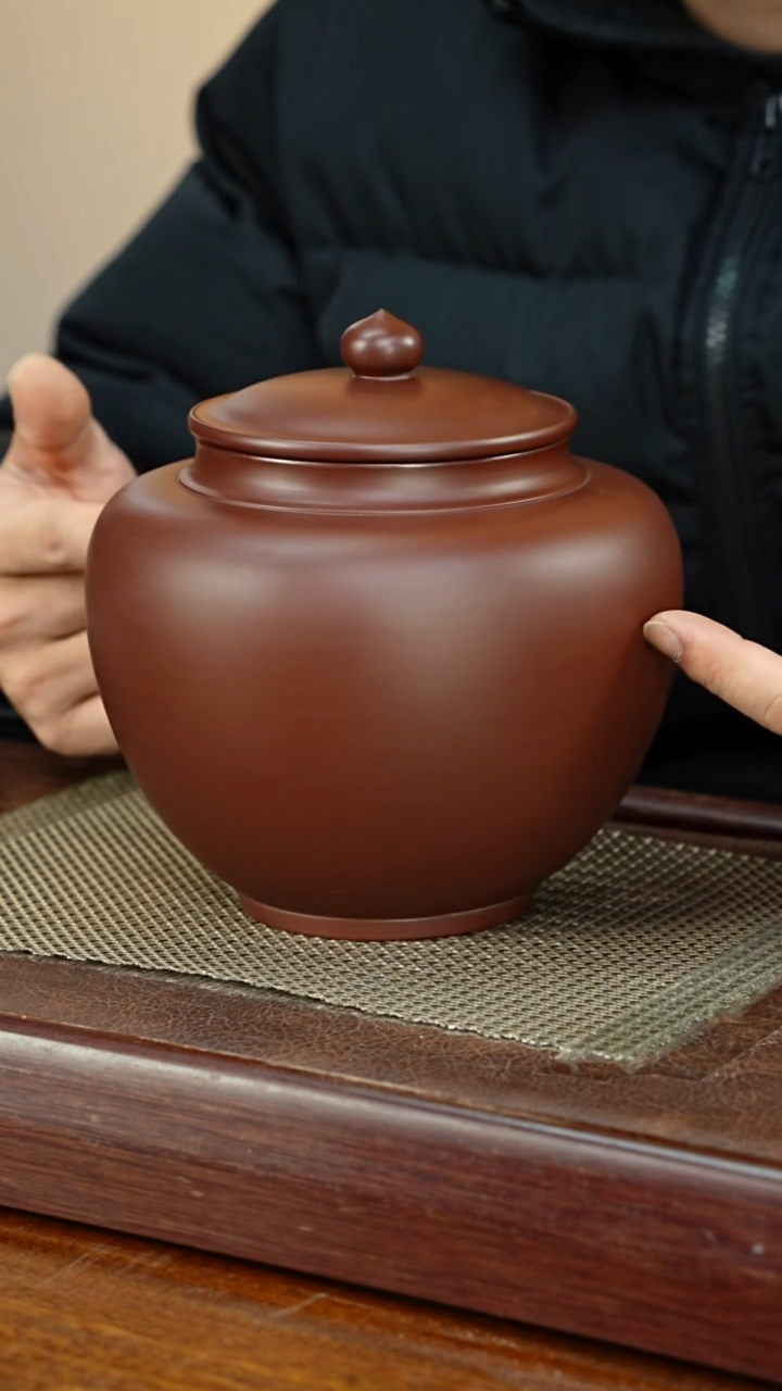 宜兴原矿紫砂茶叶罐