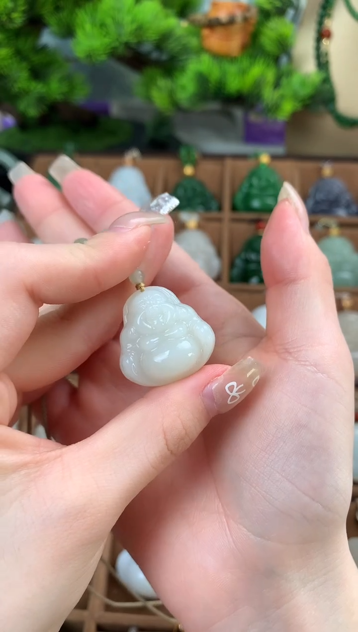 【闪购商品】和田玉颈饰未镶嵌吊坠25mm