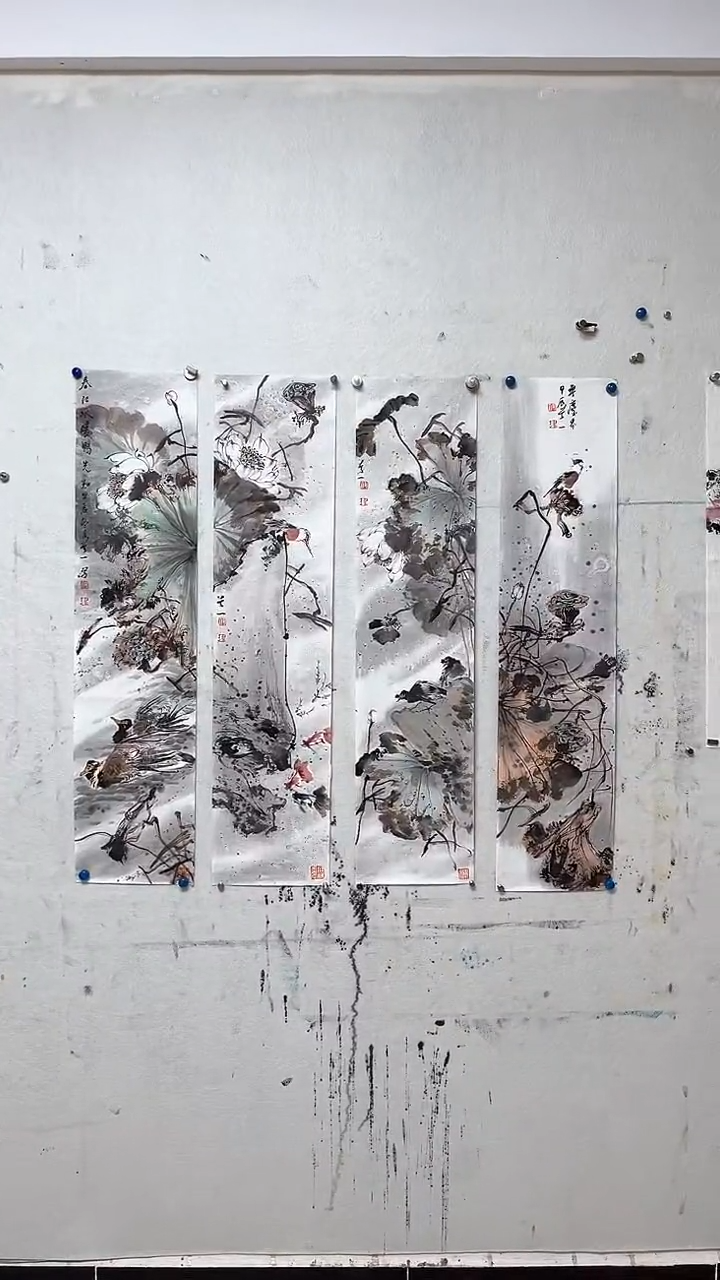 【闪购商品】纸本1付建花鸟画作品画