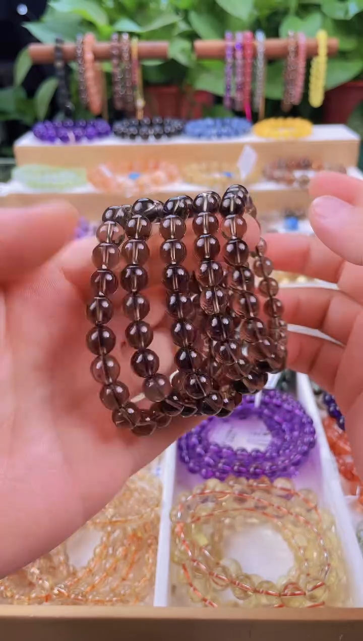 【闪购商品】水晶手链未镶嵌茶水晶