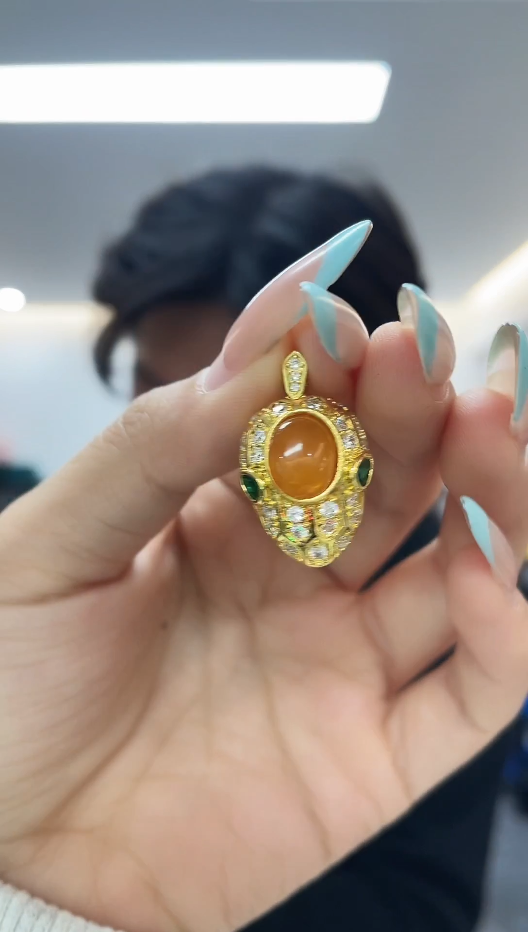 蜜蜡颈饰未镶嵌（多样性发一件）