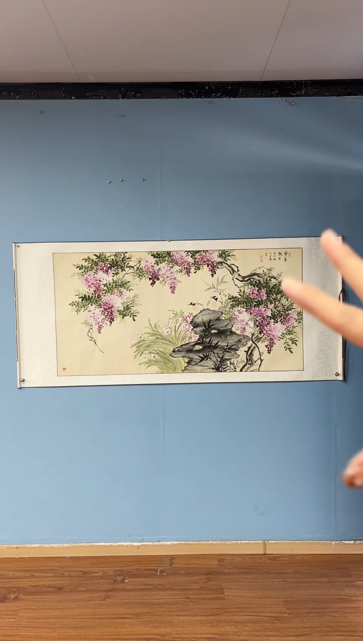 【闪购商品】国画许宜锦花鸟8平尺