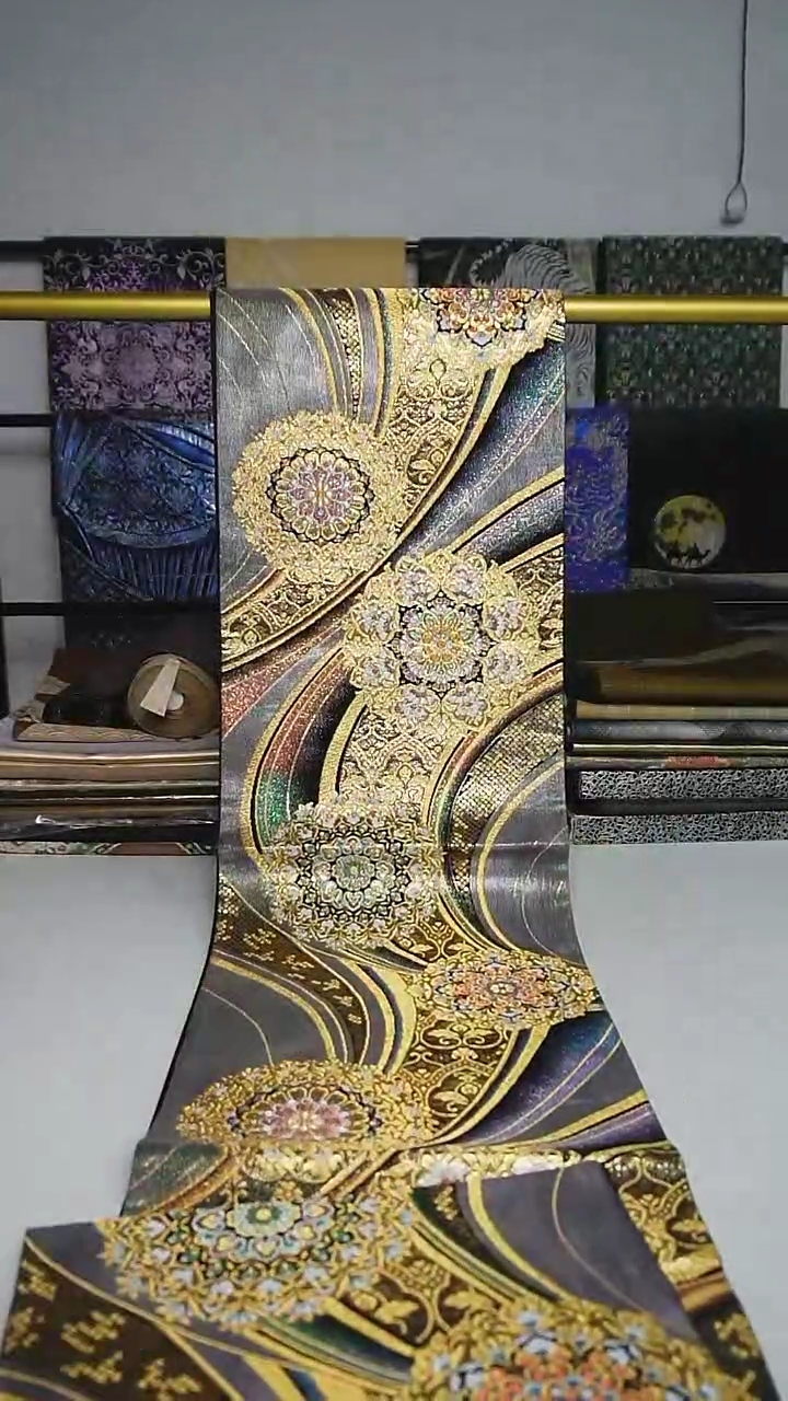 【闪购商品】织绣137 六通宝相花彩金