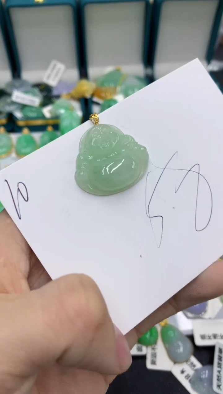 【闪购商品】翡翠颈饰18K金镶嵌号链接11111