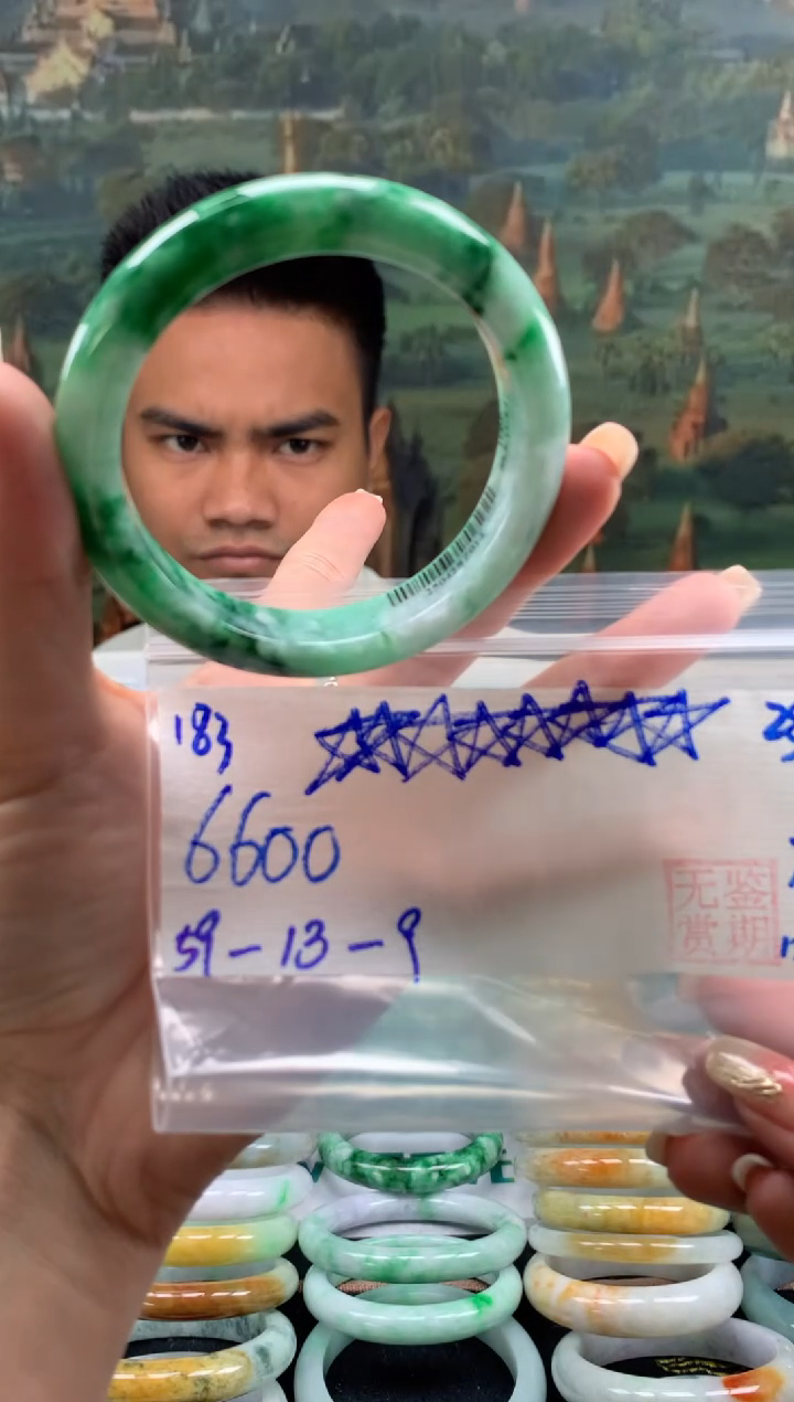 翡翠手镯未镶嵌翡翠手镯 下单联系小耳机#183
