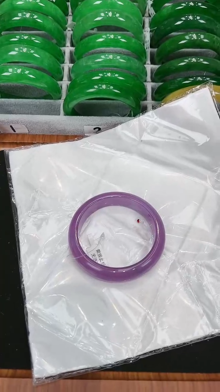 【闪购商品】砖雕s28 紫罗兰手镯 圈口53-61