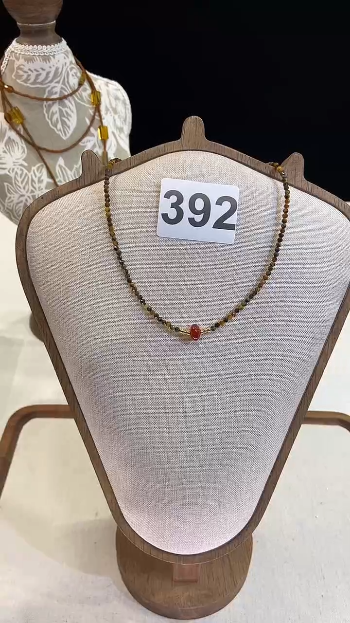 项链钛钢淡水珍珠392