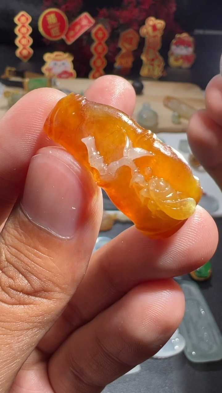 【闪购商品】定制翡翠18K金镶嵌天然缅甸A货翡翠