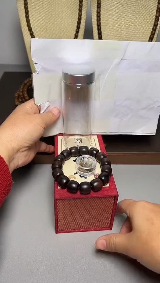 【闪购商品】沉香手串白棋1.5桶珠单圈