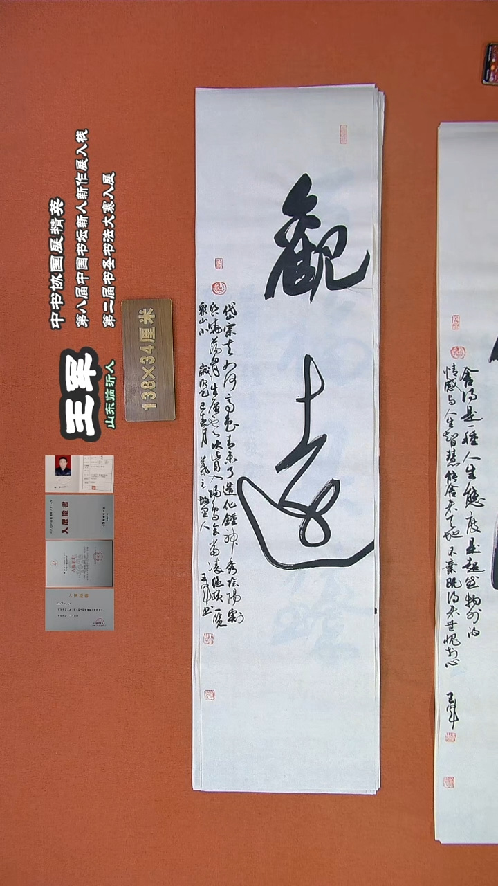 【闪购商品】书法412王军书法作品