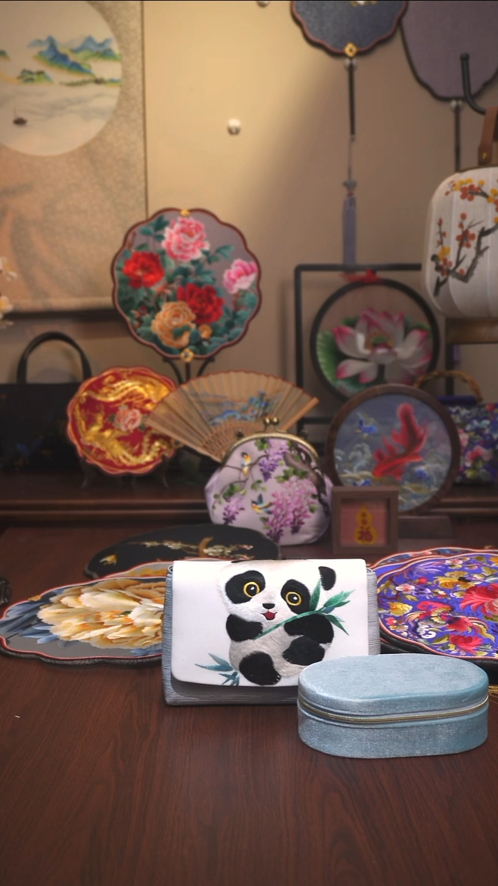 刺绣染纯手工苏绣双面绣