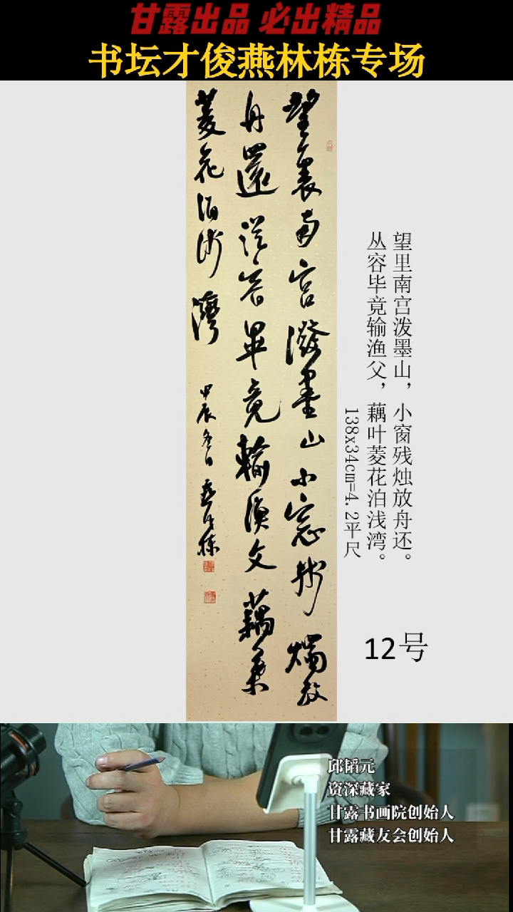 【闪购商品】书法燕林栋12号1599甘露美术馆