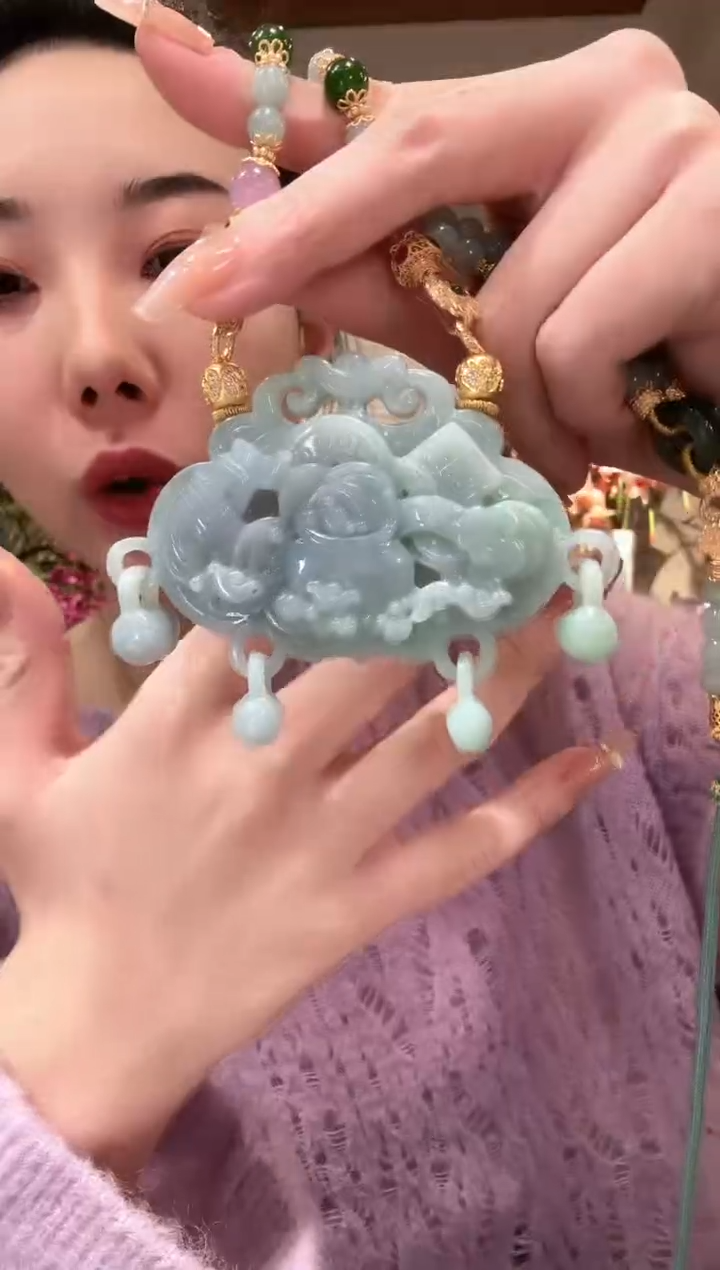 【闪购商品】翡翠颈饰未镶嵌国风