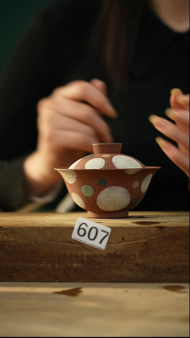 【闪购商品】瓷片设计师款 广州美术学院 陈启振 盖碗