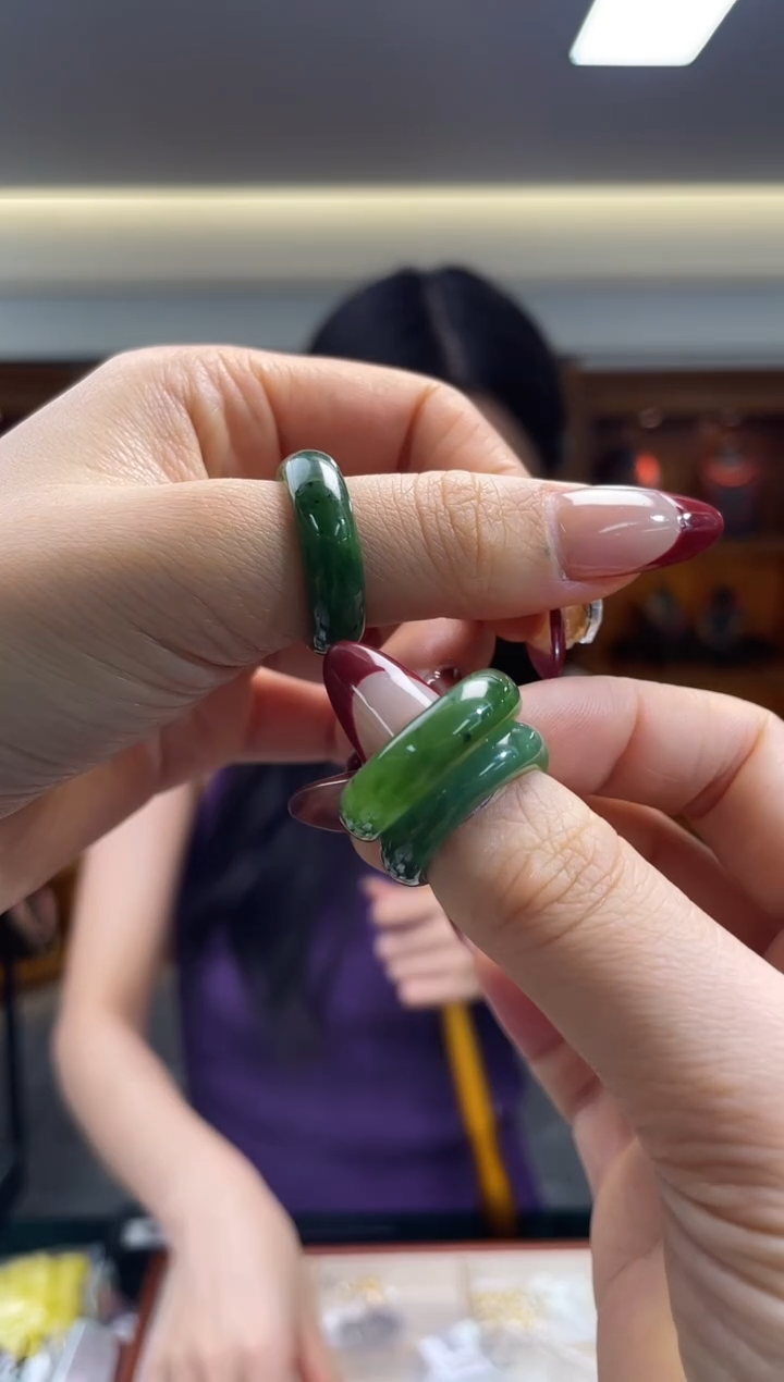 未镶嵌戒指和田玉（多样性发一件）定制不备注