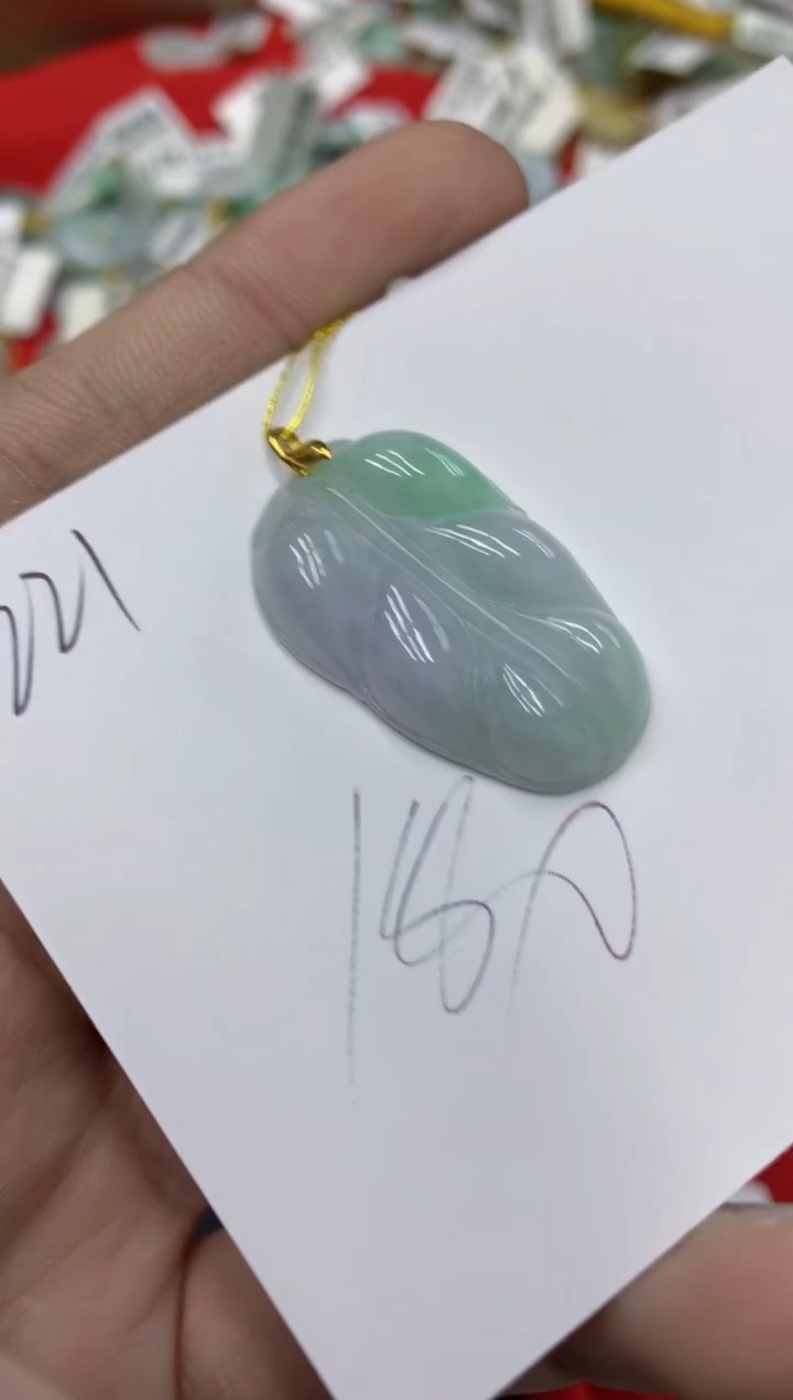 【闪购商品】翡翠颈饰18K金镶嵌号链接111111