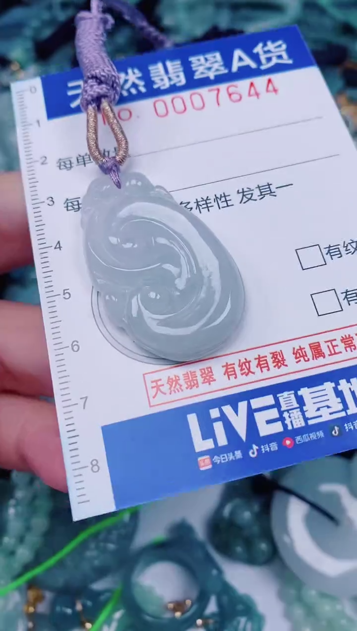 颈饰未镶嵌翡翠00007644