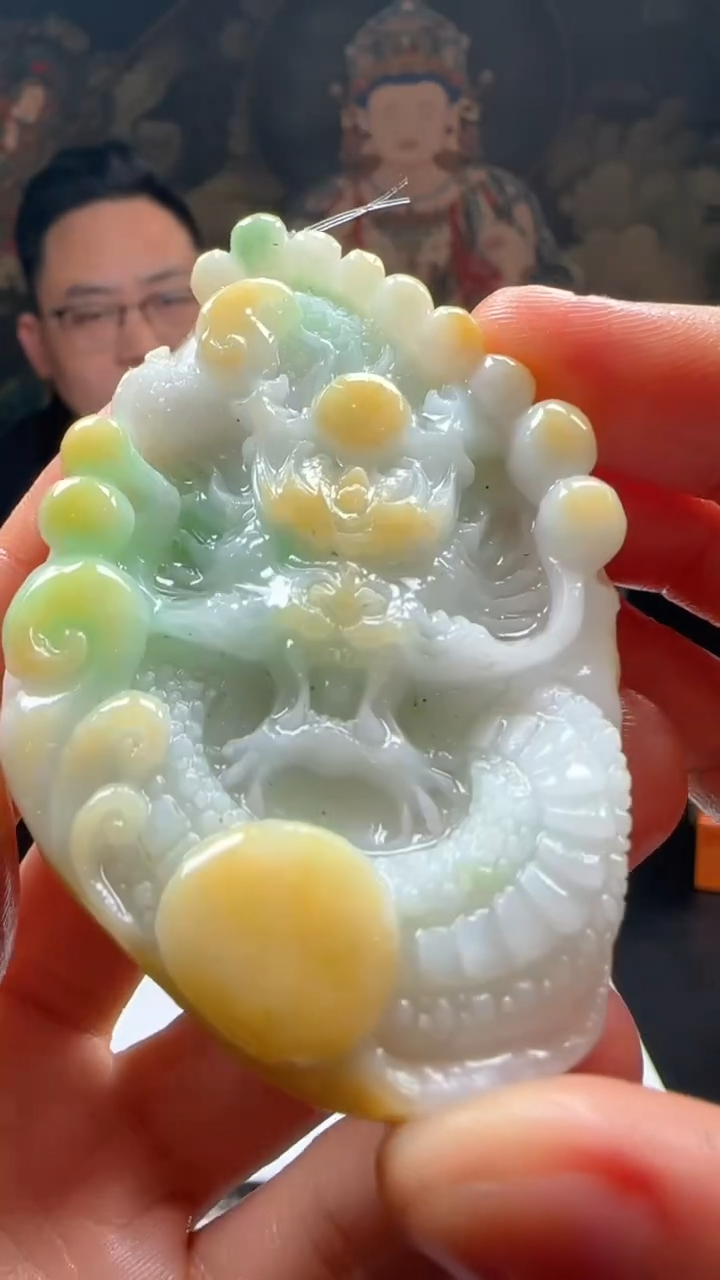 【闪购商品】定制翡翠未镶嵌L-@@QJXC113130