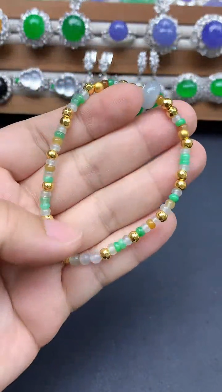 未镶嵌手链翡翠478-中国好珍宝