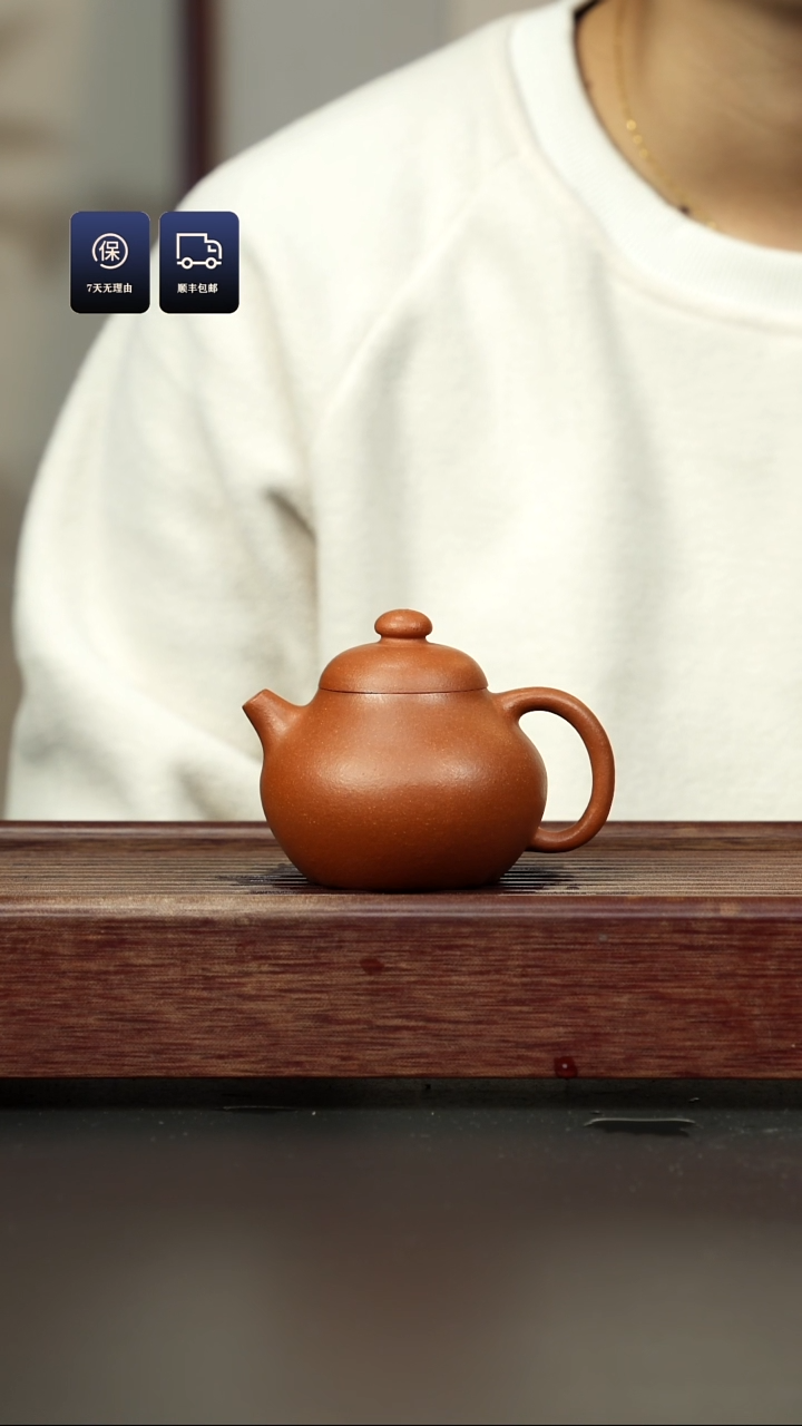 【闪购商品】紫砂茶壶五彩泥 文旦