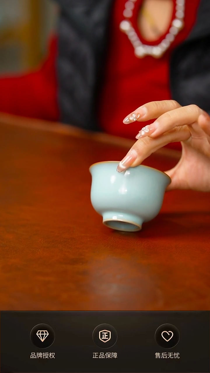 一级铜口小压手杯 礼盒