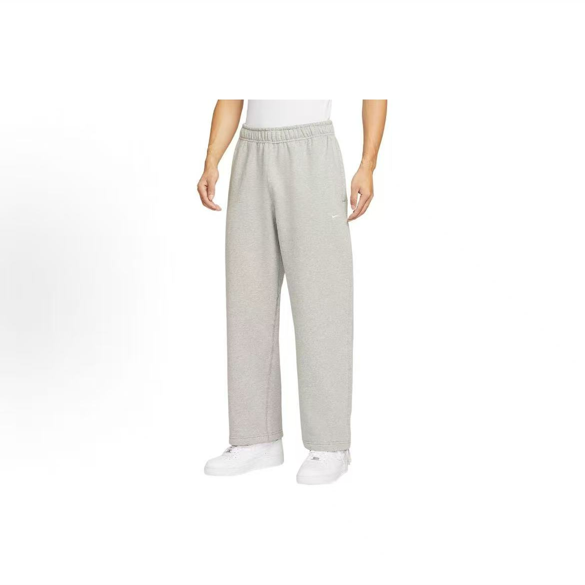 NIKE/耐克Solo Swoosh简约舒适经典美观针织运动裤男款HV1091-063