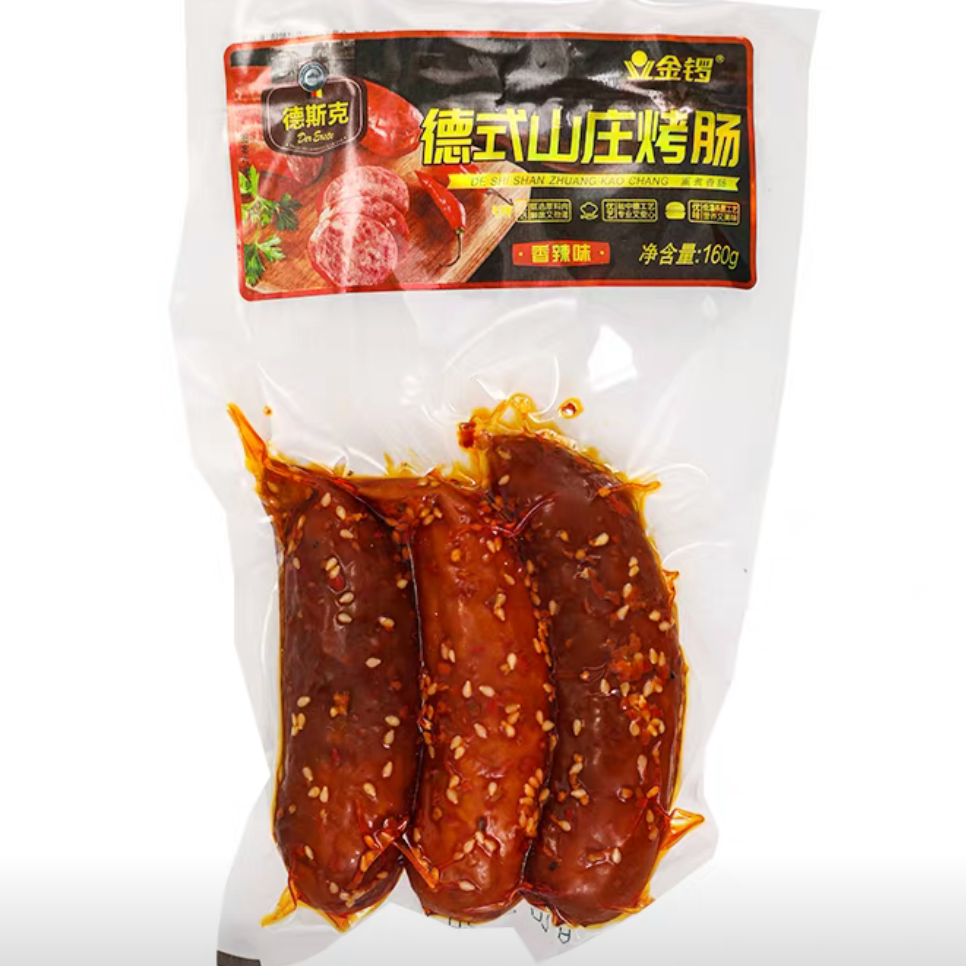 德式山庄烤肠蒜香味 香辣味160g 