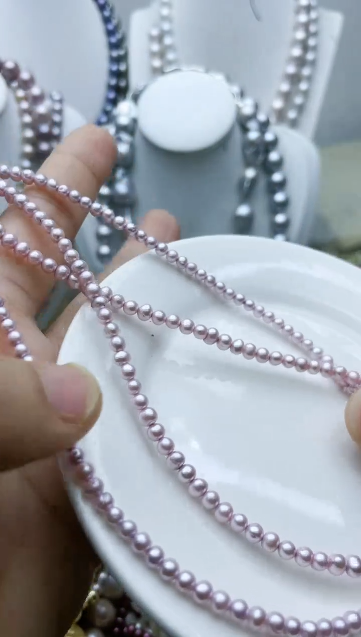 【闪购商品】淡水珍珠颈饰钛钢1