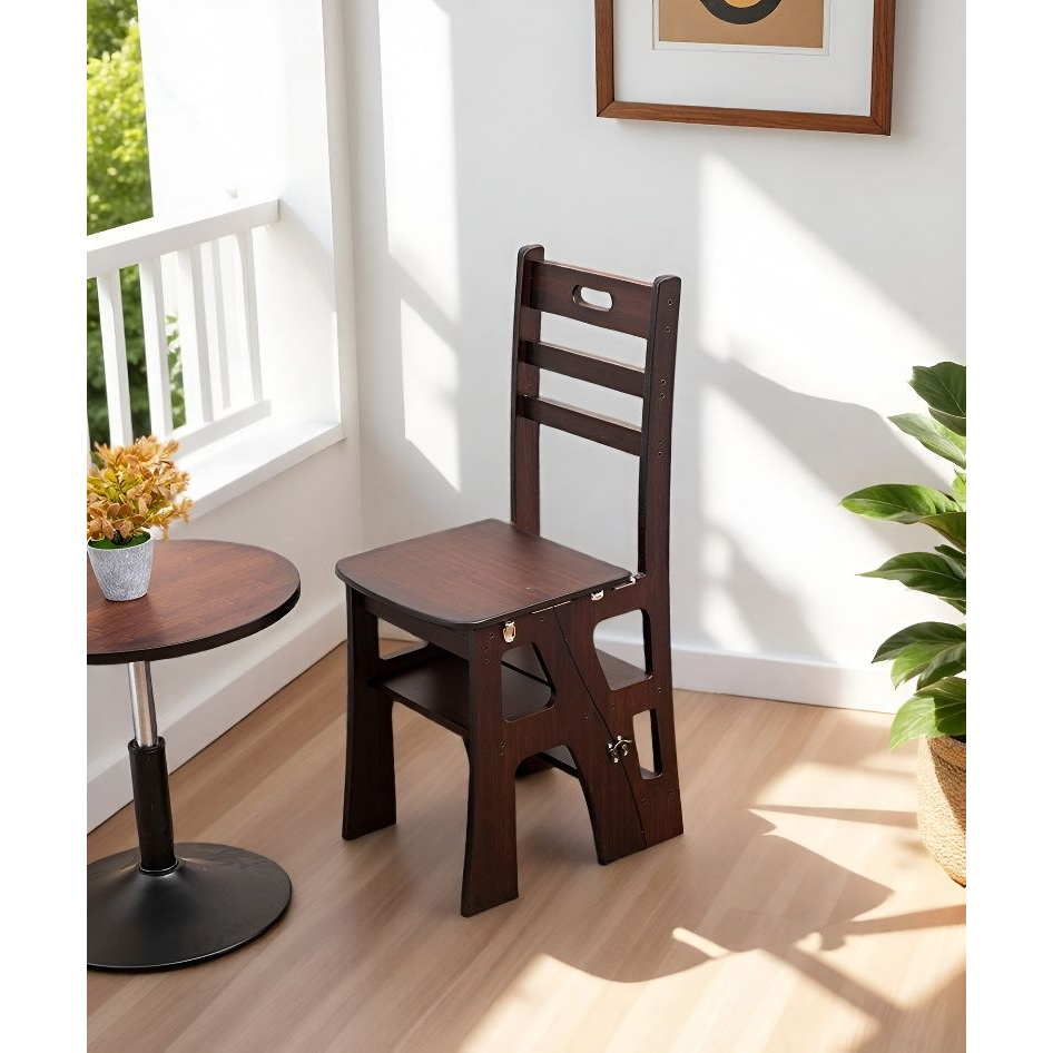 【旭筑】折叠椅子 餐椅家用简约 爬高安全梯椅