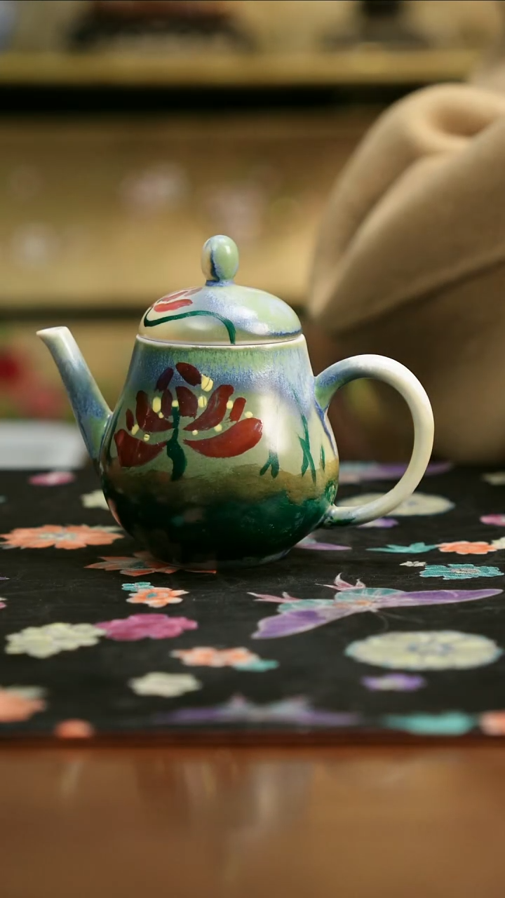 景德镇陶瓷杯碗柴烧多人