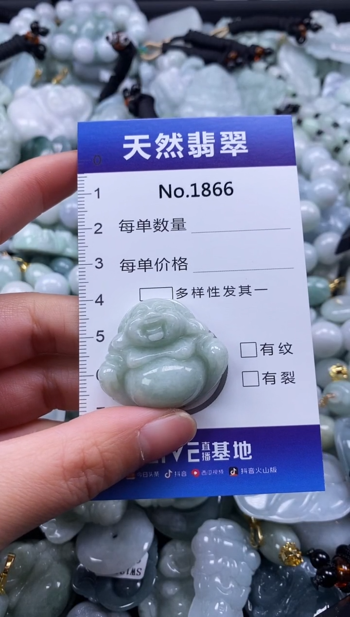 【闪购商品】翡翠颈饰未镶嵌缅甸A货翡翠1866