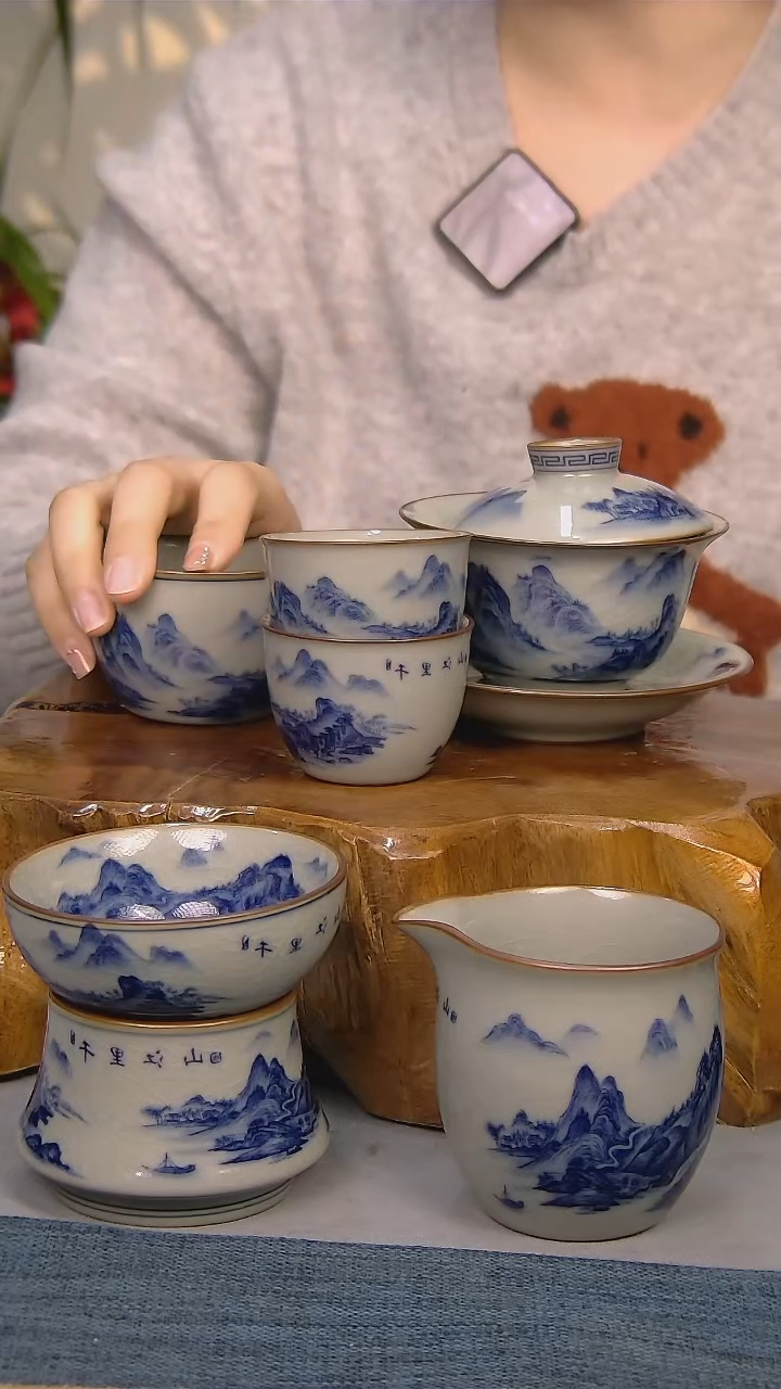 【闪购商品】简装家用款6件套 陶瓷家用茶具系列