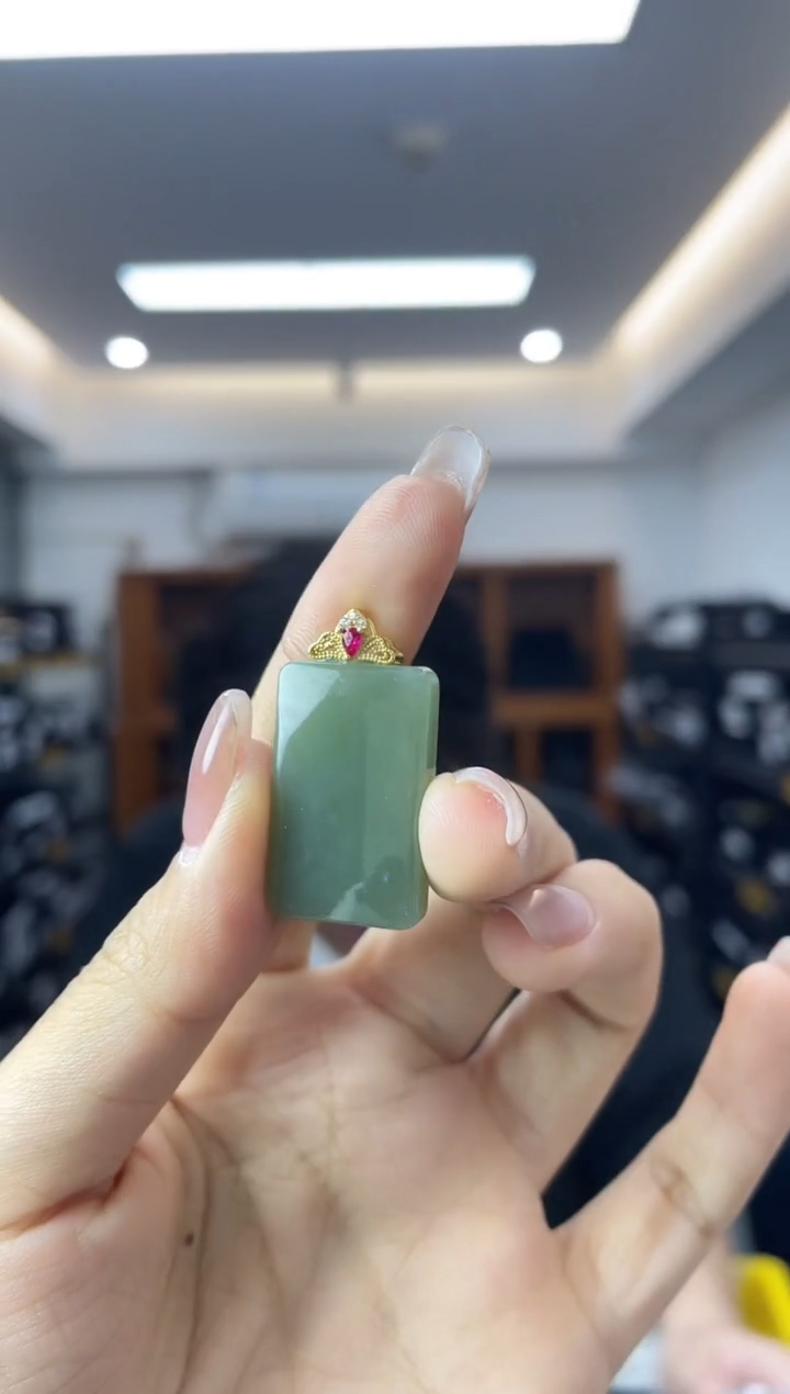 和田玉银S925镶嵌颈饰多样性一件发货