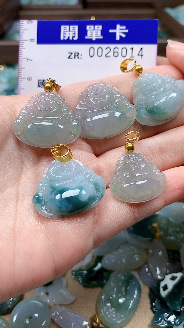 翡翠未镶嵌颈饰翡翠A货 多样性发其一（不含链)微瑕