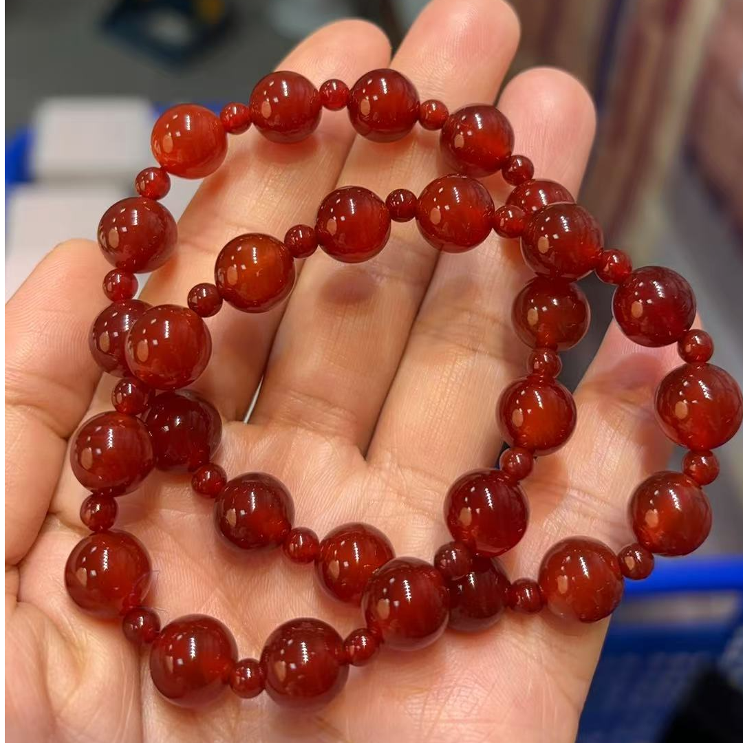玛瑙双圈手串SZH0882