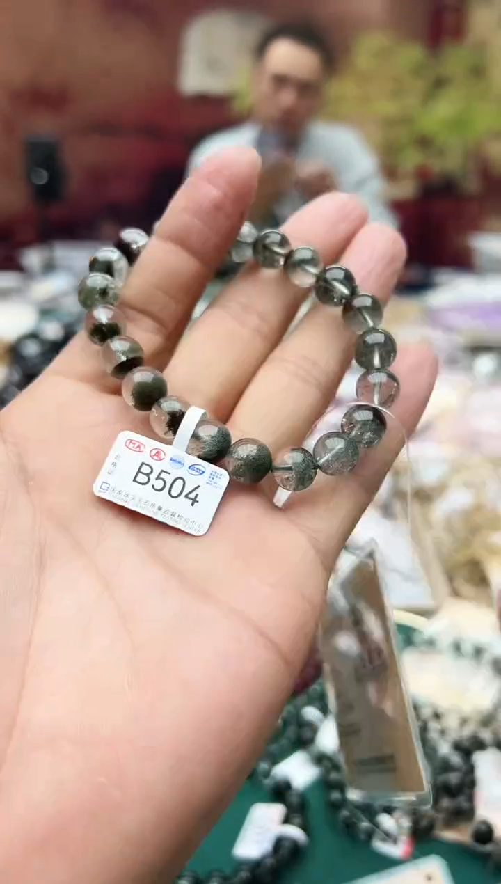 【闪购商品】水晶手链未镶嵌b504 绿幽灵
