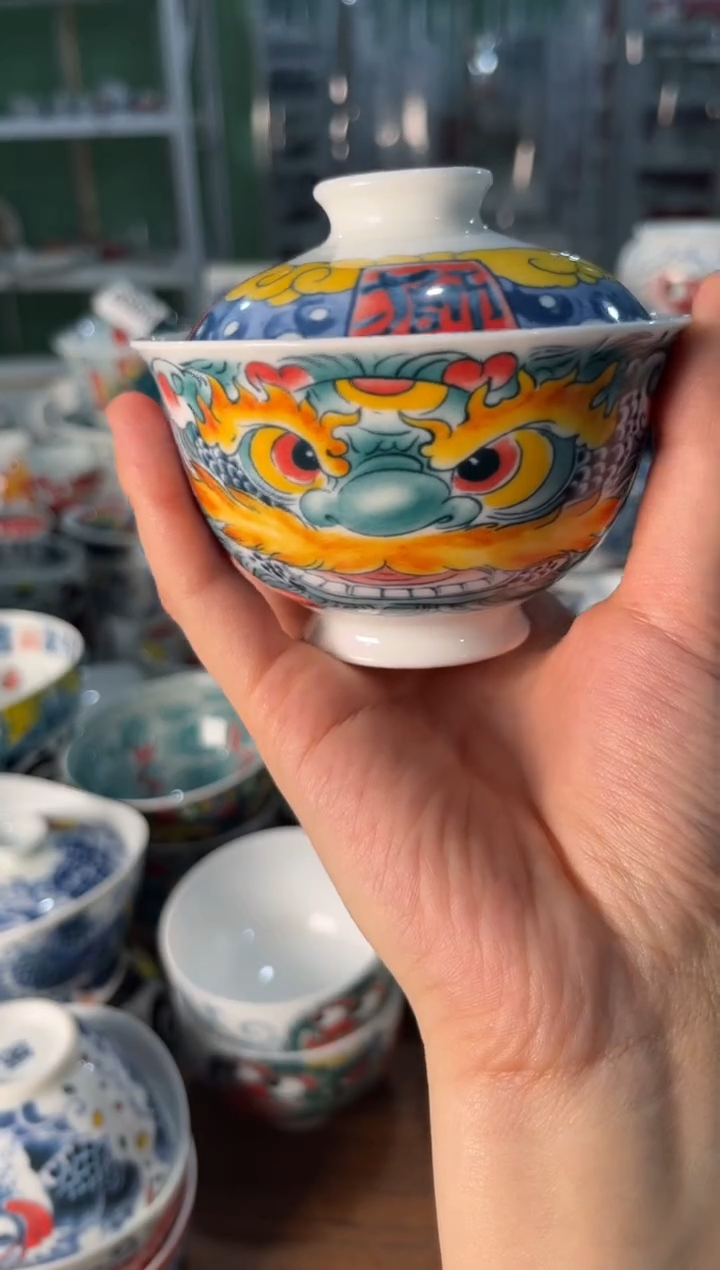 瓷片陶昨明盖碗（福利价格）