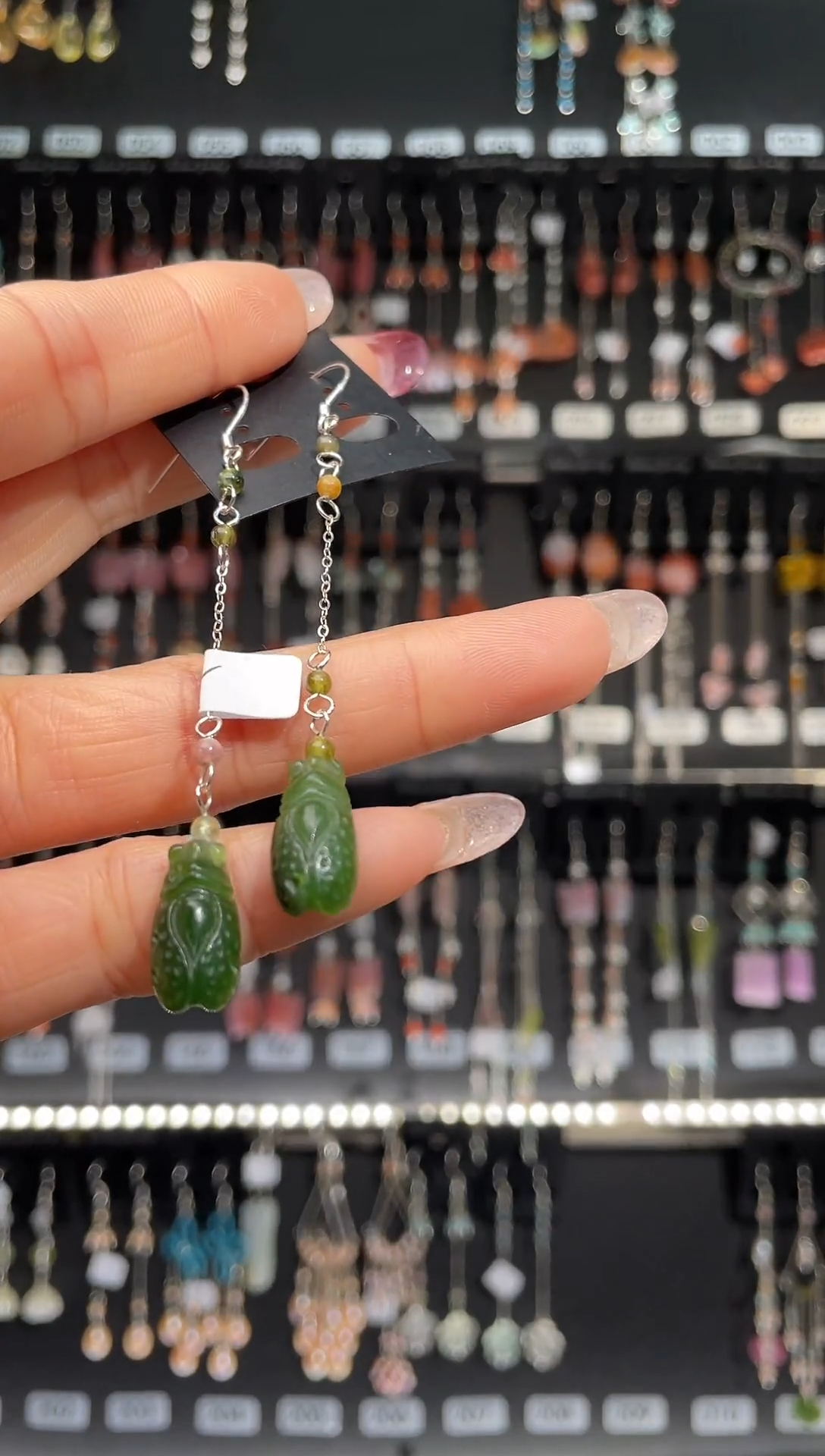 【闪购商品】紫晶耳饰银S925镶嵌 胡情