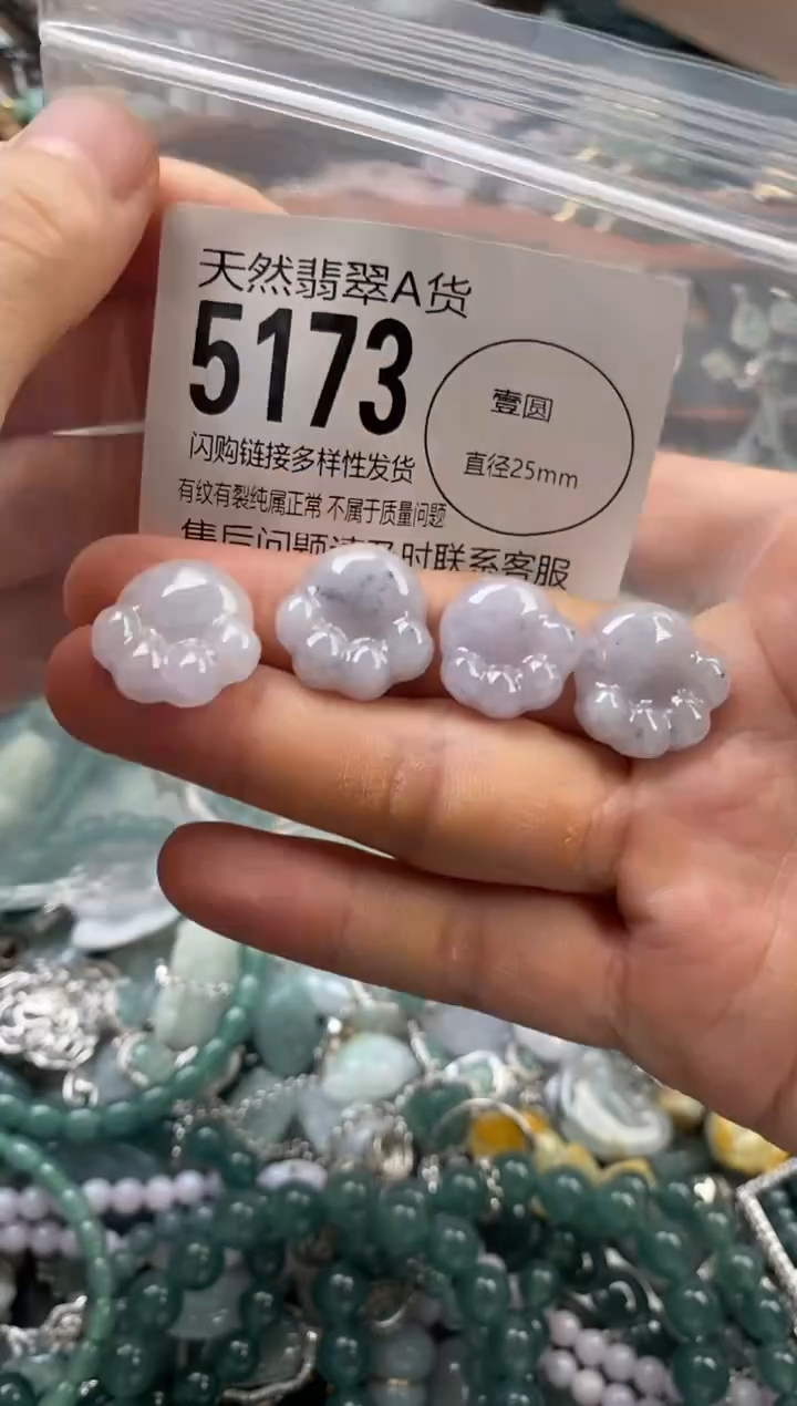 颈饰未镶嵌翡翠多样性发其一5173