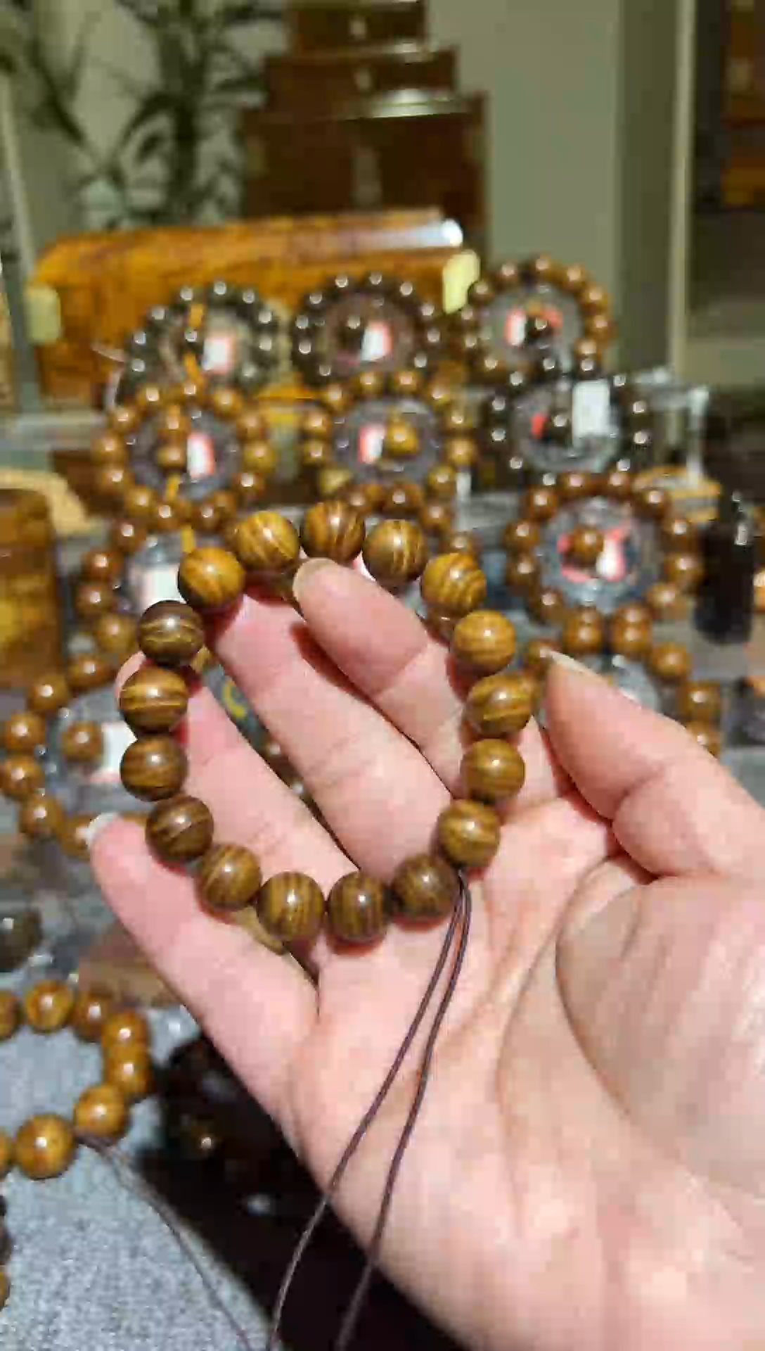 【闪购商品】楠木（金丝楠）手串/手链小叶桢楠1.2水波纹手串