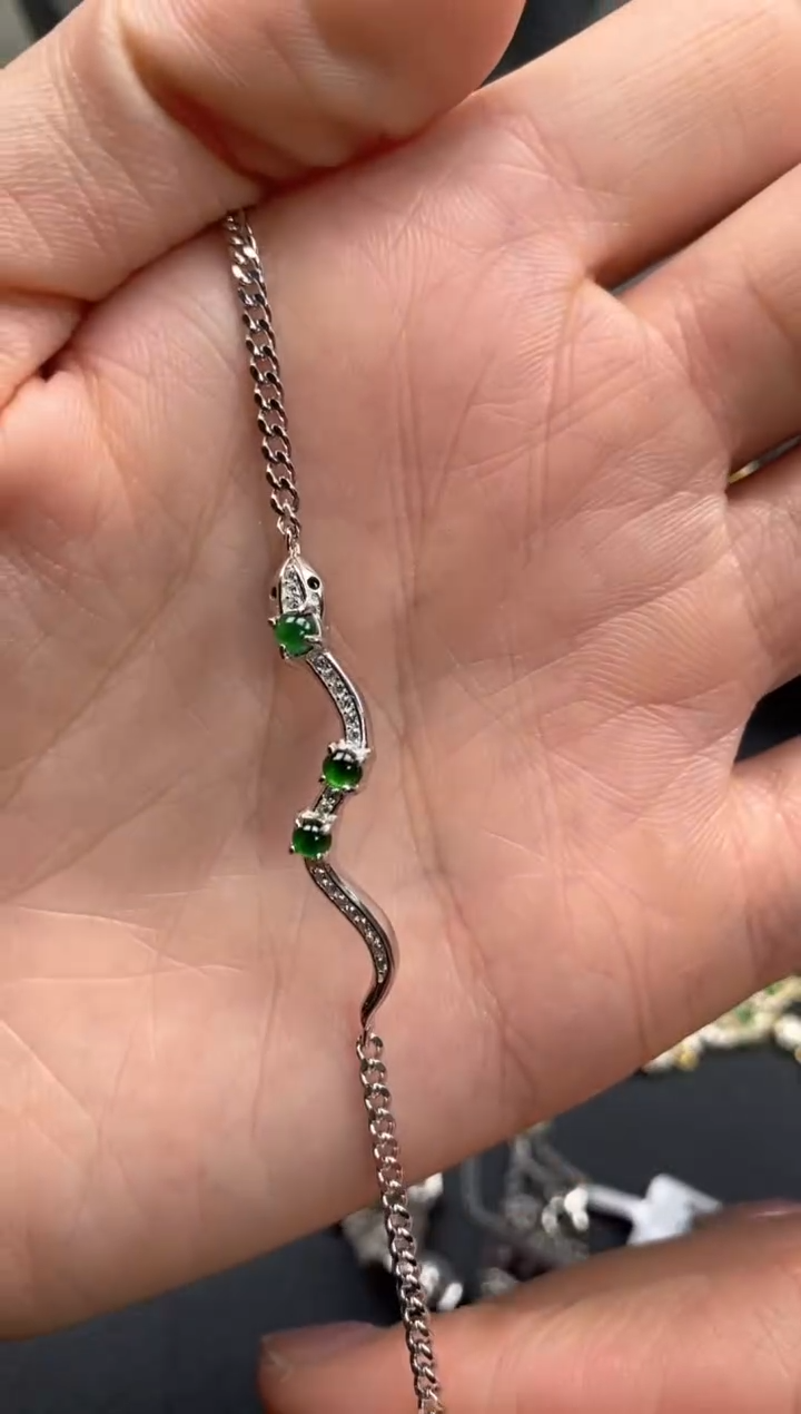 【闪购商品】翡翠戒指银S925镶嵌11111--1