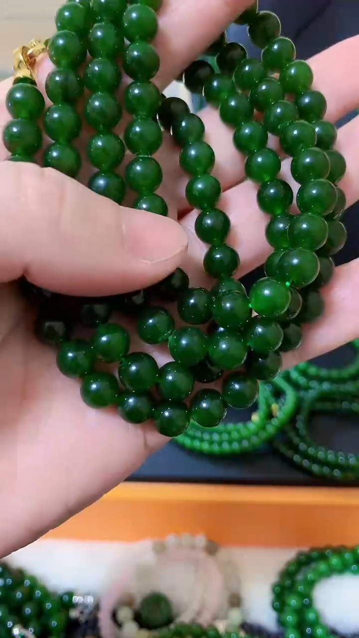 【闪购商品】和田玉（碧玉）项链未镶嵌8