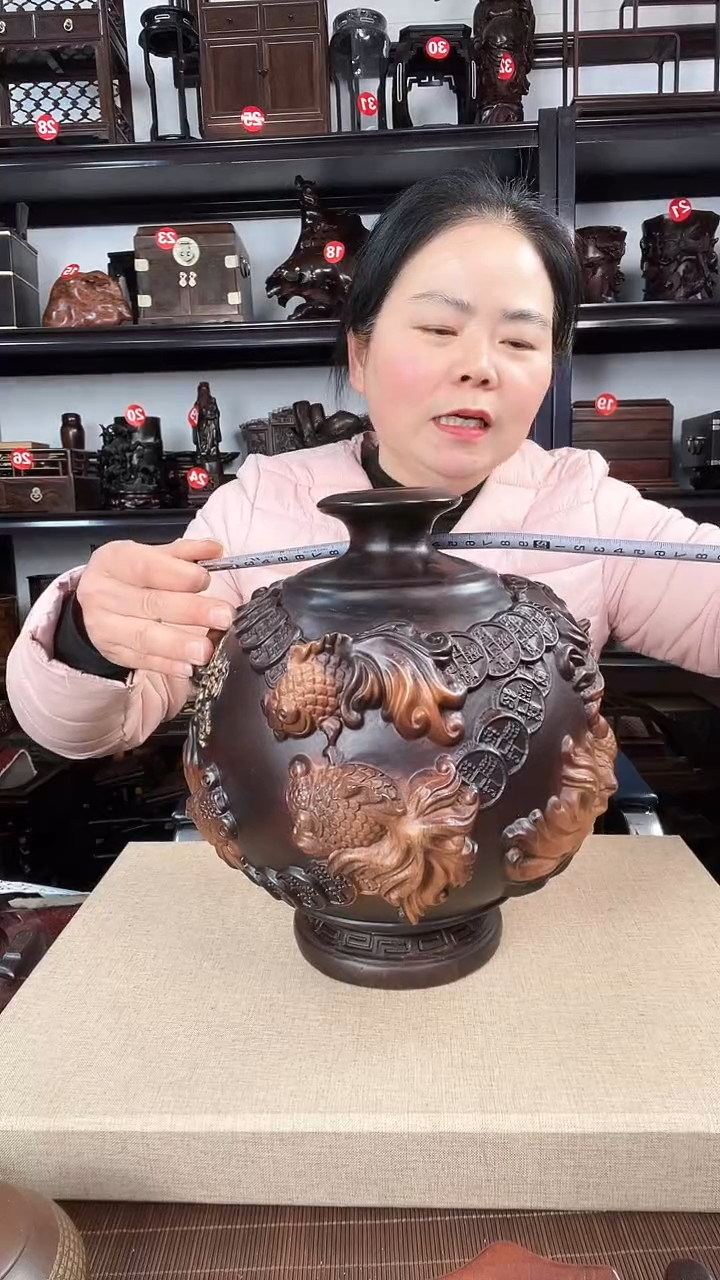 【闪购商品】木406瑕疵老李红木工艺品
