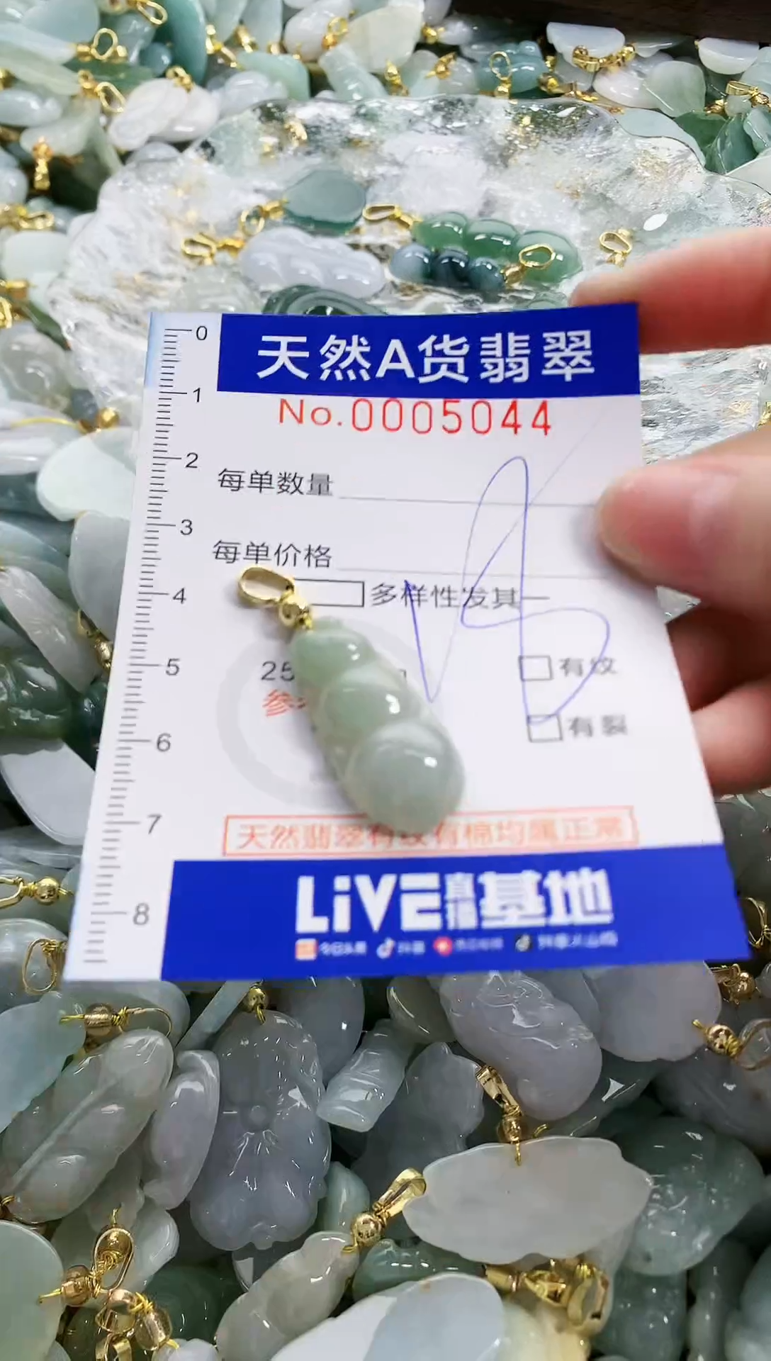 颈饰未镶嵌翡翠天然A货翡翠