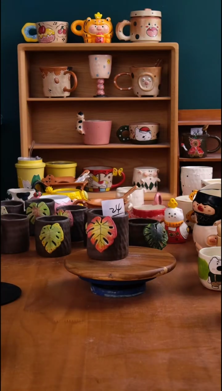 摆件陶景德镇原创手工陶瓷微瑕24