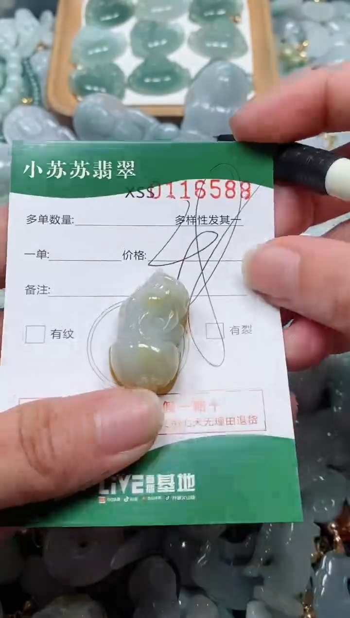 【闪购商品】翡翠颈饰未镶嵌闪购商品0116588